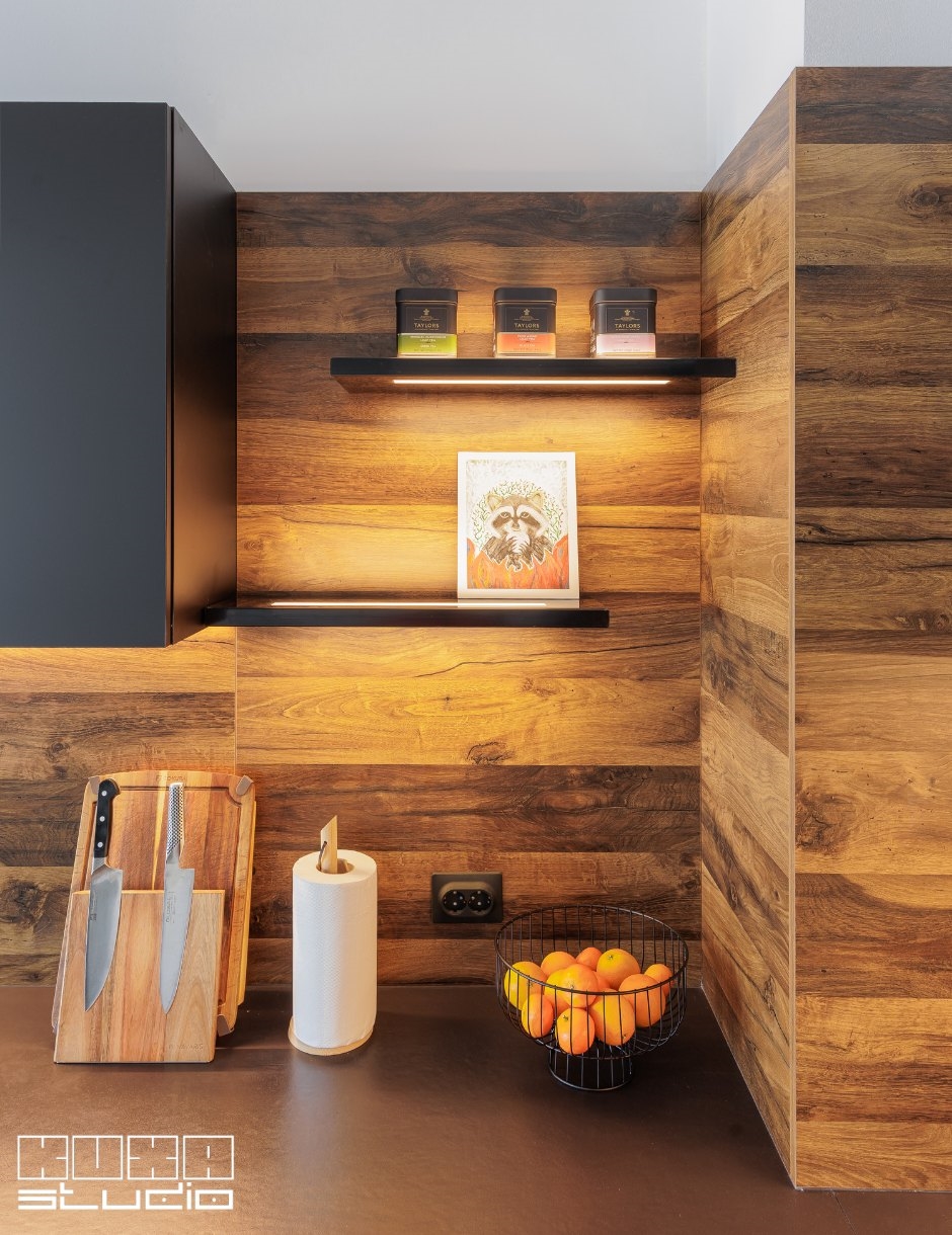 Polite cu iluminat led, pentru bucatarie
