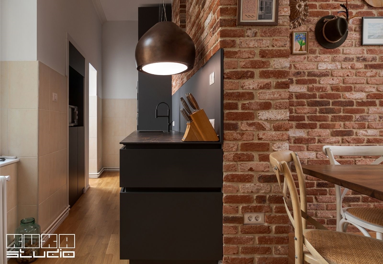 Maner ascuns tip Gola, pentru mobilierul de bucatarie